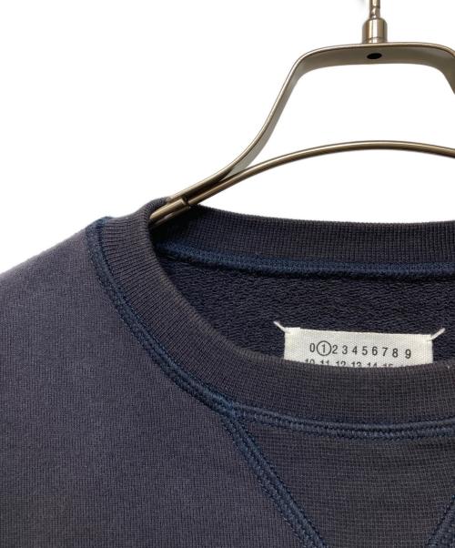 Maison Margiela（メゾンマルジェラ）Maison Margiela (メゾンマルジェラ) オーバーサイズスウェットシャツ ネイビー サイズ:XSの古着・服飾アイテム