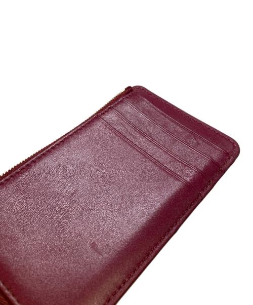 LOEWE（ロエベ）LOEWE (ロエベ) ノット コインカードホルダー　522421 バーガンディーの古着・服飾アイテム