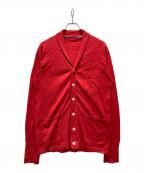 umii 908ウミキューゼロハチ）の古着「ニットロングカーディガン」｜レッド