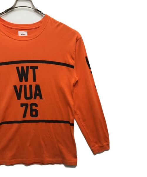 WTAPS（ダブルタップス）WTAPS (ダブルタップス) 長袖カットソー オレンジ サイズ:02の古着・服飾アイテム