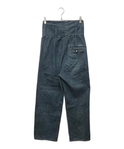MM6 Maison Margiela（エムエムシックスメゾンマルジェラ）MM6 Maison Margiela (エムエムシックスメゾンマルジェラ) ワイドデニムパンツ インディゴ サイズ:38の古着・服飾アイテム
