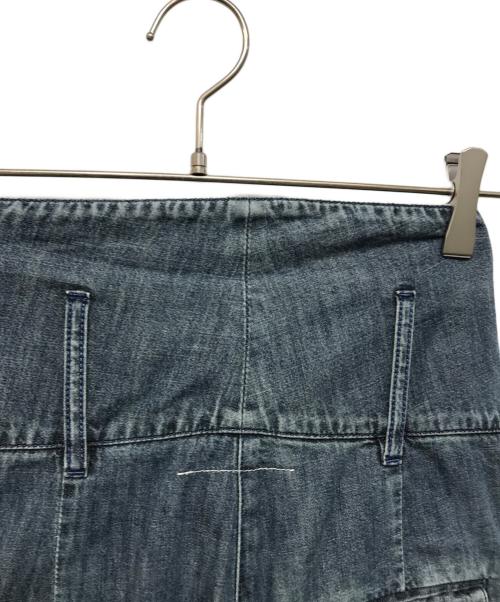 MM6 Maison Margiela（エムエムシックスメゾンマルジェラ）MM6 Maison Margiela (エムエムシックスメゾンマルジェラ) ワイドデニムパンツ インディゴ サイズ:38の古着・服飾アイテム