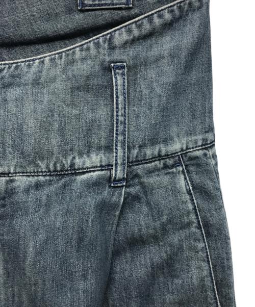 MM6 Maison Margiela（エムエムシックスメゾンマルジェラ）MM6 Maison Margiela (エムエムシックスメゾンマルジェラ) ワイドデニムパンツ インディゴ サイズ:38の古着・服飾アイテム