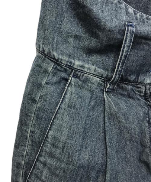 MM6 Maison Margiela（エムエムシックスメゾンマルジェラ）MM6 Maison Margiela (エムエムシックスメゾンマルジェラ) ワイドデニムパンツ インディゴ サイズ:38の古着・服飾アイテム