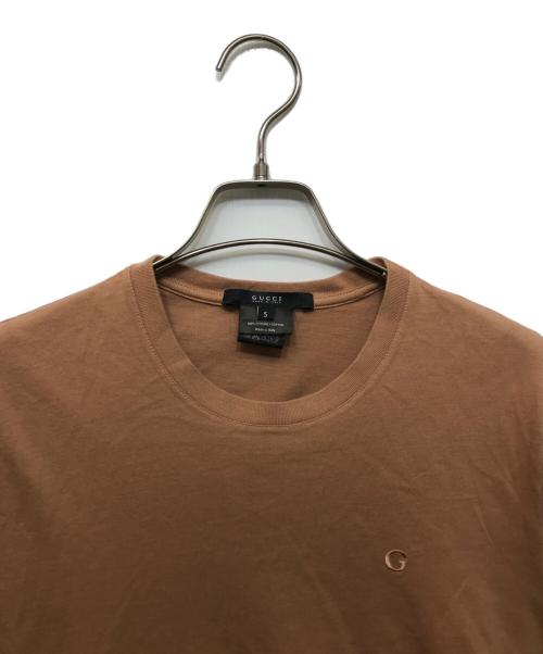 GUCCI（グッチ）GUCCI (グッチ) Gロゴ半袖Tシャツ オレンジ サイズ:Sの古着・服飾アイテム