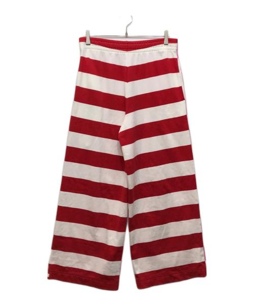 TSTS（ティーエスティーエス）TSTS (ティーエスティーエス) G.F.G.S (ジーエフジーエス) DOUBLE SIDED STRIPED TROUSERS ピンク×レッド サイズ:Sの古着・服飾アイテム