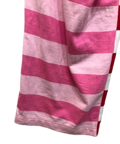 TSTS（ティーエスティーエス）TSTS (ティーエスティーエス) G.F.G.S (ジーエフジーエス) DOUBLE SIDED STRIPED TROUSERS ピンク×レッド サイズ:Sの古着・服飾アイテム