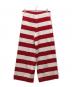 TSTS (ティーエスティーエス) G.F.G.S (ジーエフジーエス) DOUBLE SIDED STRIPED TROUSERS ピンク×レッド サイズ:S：15000円