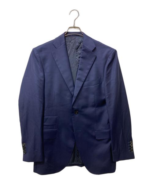 RING JACKET（リングジャケット）RING JACKET (リングジャケット) Ermenegildo Zegna (エルメネジルド・ゼニア) テーラードジャケット ネイビー サイズ:FREEの古着・服飾アイテム