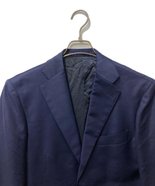 RING JACKET（リングジャケット）RING JACKET (リングジャケット) Ermenegildo Zegna (エルメネジルド・ゼニア) テーラードジャケット ネイビー サイズ:FREEの古着・服飾アイテム