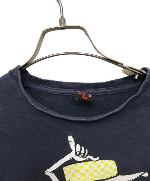 stussy（ステューシー）stussy (ステューシー) プリントTシャツ ネイビー サイズ:Lの古着・服飾アイテム