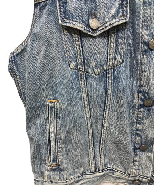 POLO RALPH LAUREN（ポロ・ラルフローレン）POLO RALPH LAUREN (ポロ・ラルフローレン) バックタイガー刺繍デニムジャケット インディゴ サイズ:Lの古着・服飾アイテム