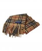 Burberry'sバーバリーズ）の古着「ノバチェックマフラー　イングランド製」｜ベージュ