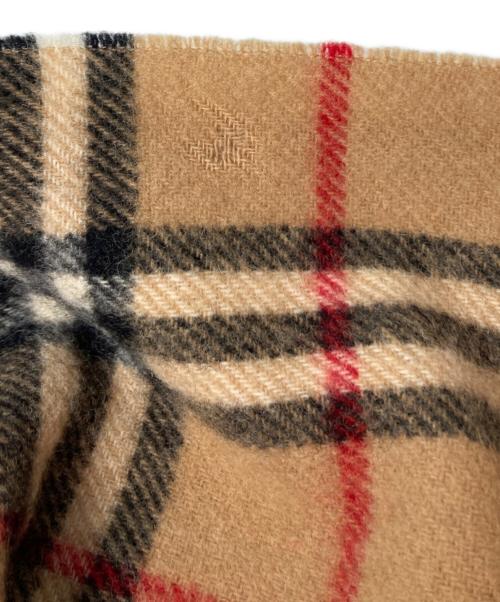 Burberry's（バーバリーズ）Burberry's (バーバリーズ) ノバチェックマフラー　イングランド製 ベージュの古着・服飾アイテム