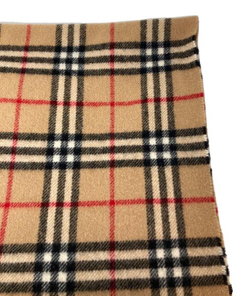 Burberry's（バーバリーズ）Burberry's (バーバリーズ) ノバチェックマフラー　イングランド製 ベージュの古着・服飾アイテム