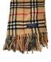 Burberry's (バーバリーズ) ノバチェックマフラー　イングランド製 ベージュ：9000円