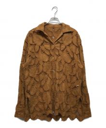 Ameri（アメリ）の古着「VINTAGE LIKE CODE LACE SHIRT」｜ブラウン