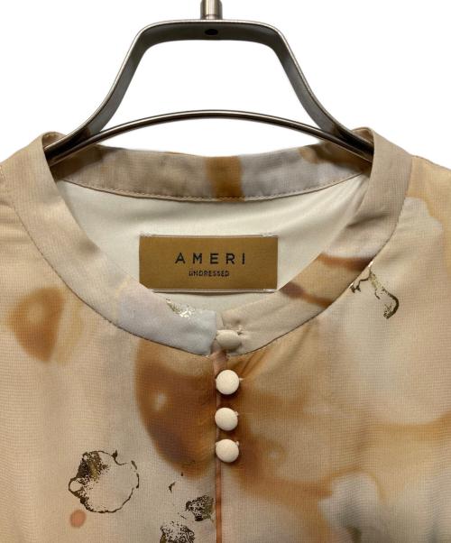Ameri（アメリ）AMERI (アメリ) UNDRESSED AMELIA INK ART DRESS ベージュ サイズ:Mの古着・服飾アイテム