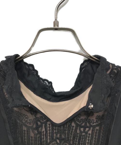 Ameri（アメリ）AMERI (アメリ) 2WAY SCOOP OUT LACE DRESS ブラック サイズ:Mの古着・服飾アイテム