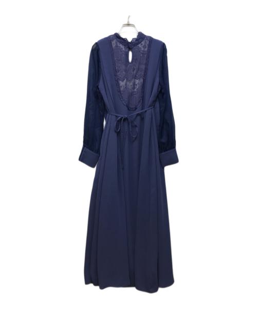 Ameri（アメリ）Ameri (アメリ) 2WAY SCOOP OUT LACE DRESS ブルー サイズ:Mの古着・服飾アイテム