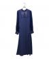 Ameri（アメリ）の古着「2WAY SCOOP OUT LACE DRESS」｜ブルー
