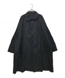 A-POC ABLE ISSEY MIYAKE（エイポック エイブル イッセイ ミヤケ）の古着「“TYPE-U 002” ステンカラーコート」｜ブラック
