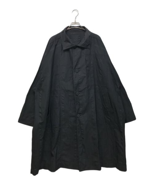 A-POC ABLE ISSEY MIYAKE（エイポック エイブル イッセイ ミヤケ）A-POC ABLE ISSEY MIYAKE (エイポック エイブル イッセイ ミヤケ) “TYPE-U 002” ステンカラーコート ブラック サイズ:3の古着・服飾アイテム