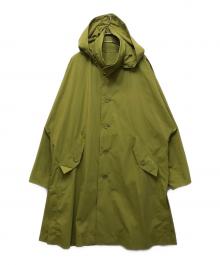 HOMME PLISSE ISSEY MIYAKE（オム プリッセ イッセイ ミヤケ）の古着「FLIP COAT」｜グリーン