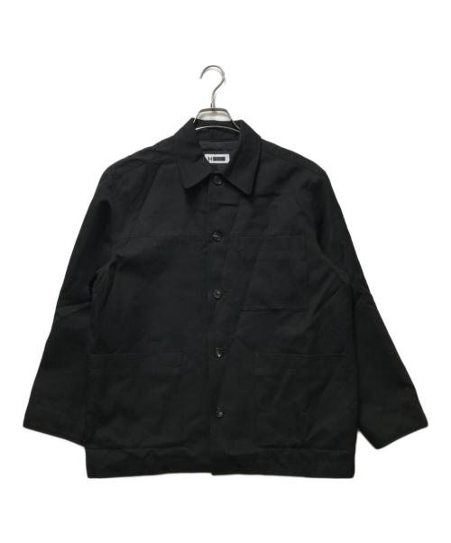 H BEAUTY&YOUTH（エイチ ビューティー&ユース）H BEAUTY&YOUTH (エイチ ビューティー&ユース) コットンレーヨン チノ カバーオール 1625-2-000002 ブラック サイズ:Sの古着・服飾アイテム