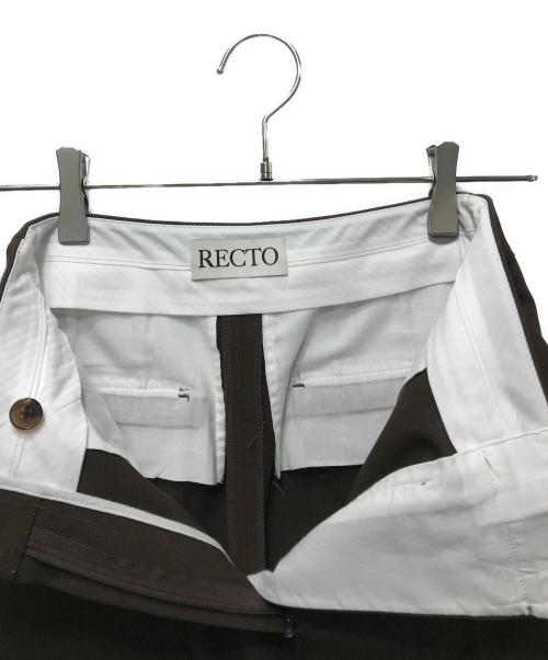 RECTO（レクト）RECTO (レクト) ハーフパンツ ブラウン サイズ:Sの古着・服飾アイテム