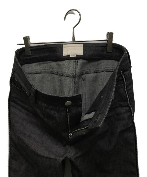 ORIMI（オリミ）ORIMI (オリミ) ZIPPY PAW DENIM TROUSER 25SS ブラック サイズ:2の古着・服飾アイテム