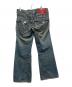 TRUE RELIGION (トゥルー レリジョン) パッチワーク ローライズ デニム インディゴ サイズ:30/33：10000円