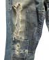 中古・古着 TRUE RELIGION (トゥルー レリジョン) パッチワーク ローライズ デニム インディゴ サイズ:30/33：10000円