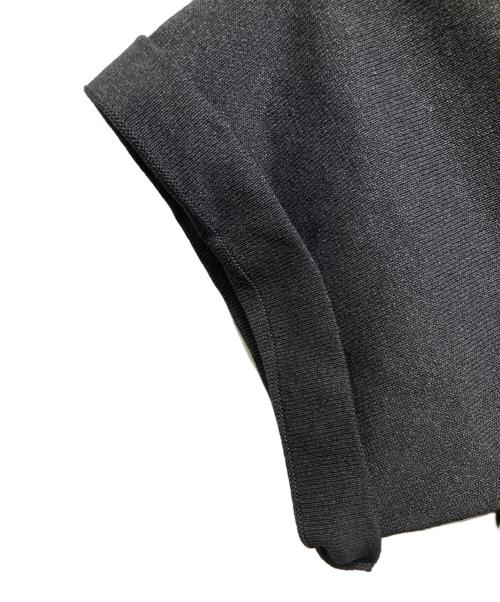 crepuscule（クレプスキュール）crepuscule (クレプスキュール) Washi V/N Knit T-shirt ブラック サイズ:1の古着・服飾アイテム