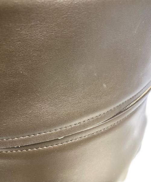 TOD'S（トッズ）TOD'S (トッズ) マゼンタレザーバケットバッグスモール ブラウンの古着・服飾アイテム