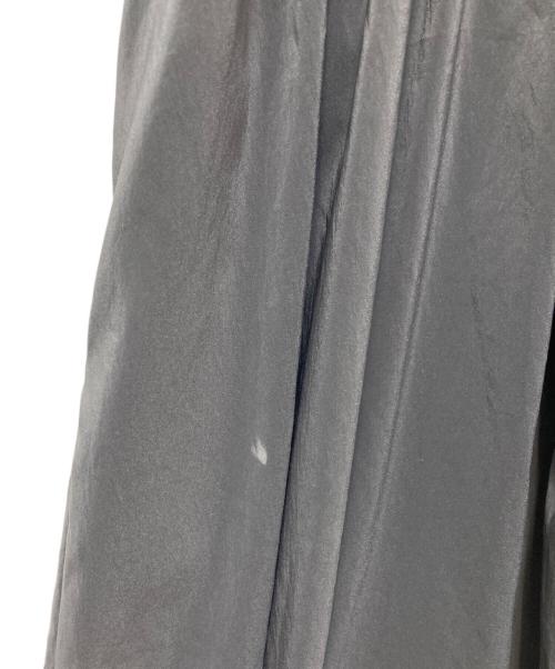 BALLSEY（ボールジィ）BALLSEY (ボールジィ) コットンジャージーコンビ シャーリングワンピース グレー サイズ:36の古着・服飾アイテム