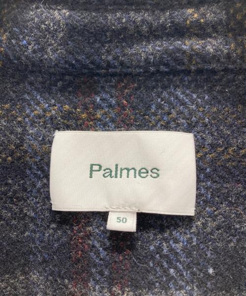 PALMES（パームス）palmes (パームス) Rocco Overshirt ブラック サイズ:50の古着・服飾アイテム