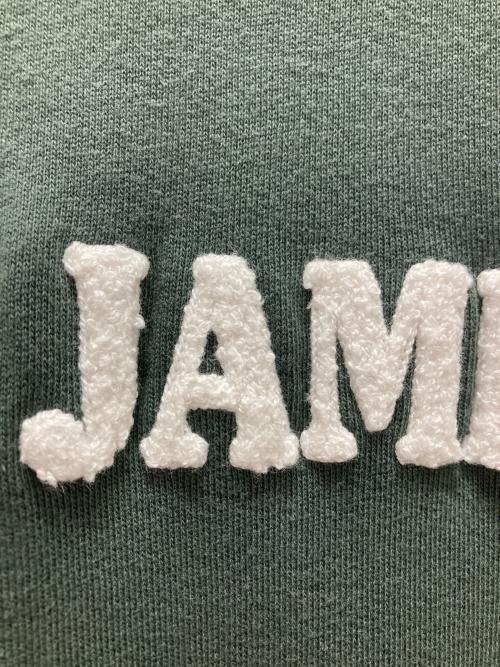 SAINT JAMES（セントジェームス）SAINT JAMES (セントジェームス) フロッキーロゴスウェット グリーン サイズ:Mの古着・服飾アイテム