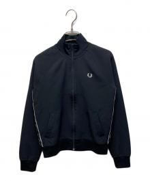 FRED PERRY（フレッドペリー）の古着「テープ ディテール トラック ジャケット」｜グレー
