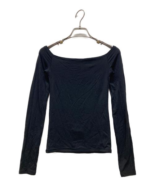 JOSE MOON（ジョゼムーン）JOSE MOON (ジョゼムーン) SIMPLE OFFSHOULDER CUTSAW ブラック サイズ:Fの古着・服飾アイテム