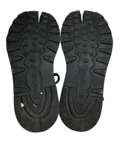 Maison Margiela（メゾンマルジェラ）Maison Margiela (メゾンマルジェラ) REEBOK (リーボック) CLASSIC LEATHER TABI SHOES ブラック サイズ:24.5cmの古着・服飾アイテム
