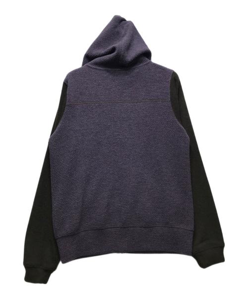 COYSEIO（コイセイオ）COYSEIO (コイセイオ) BUTTON POCKET ZIP-UP HOODIE （ボタンポケットジップアップフーディー） CY26SSOTZH002 パープル サイズ:2の古着・服飾アイテム