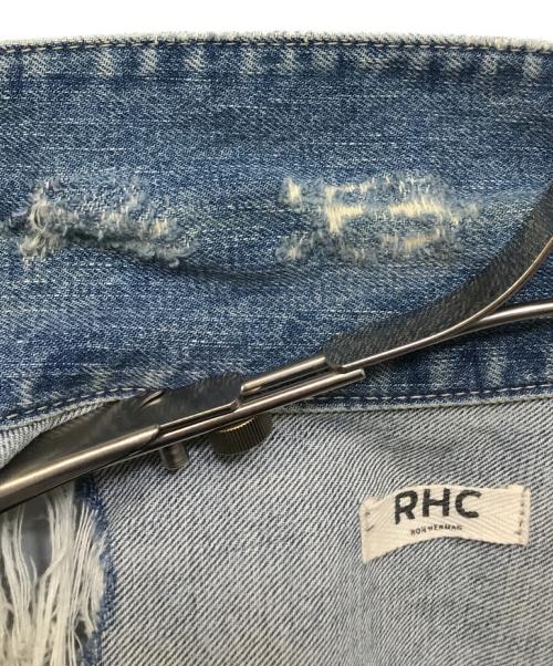 RHC Ron Herman（アールエイチシー ロンハーマン）RHC Ron Herman (アールエイチシー ロンハーマン) ダメージ加工デニムジャケット インディゴ サイズ:Sの古着・服飾アイテム