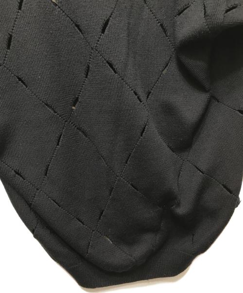 GIANNI VERSACE（ジャンニ・ヴェルサーチ）GIANNI VERSACE (ジャンニ・ヴェルサーチ) カットワークニット ブラック サイズ:48の古着・服飾アイテム