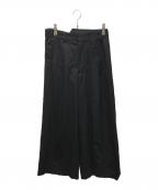 MM6 Maison Margielaエムエムシックスメゾンマルジェラ）の古着「ウールパンツ」｜ブラック