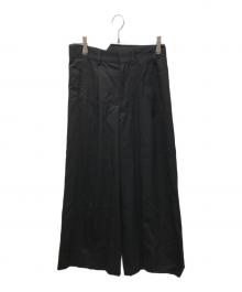 MM6 Maison Margiela（エムエムシックスメゾンマルジェラ）の古着「ウールパンツ」｜ブラック
