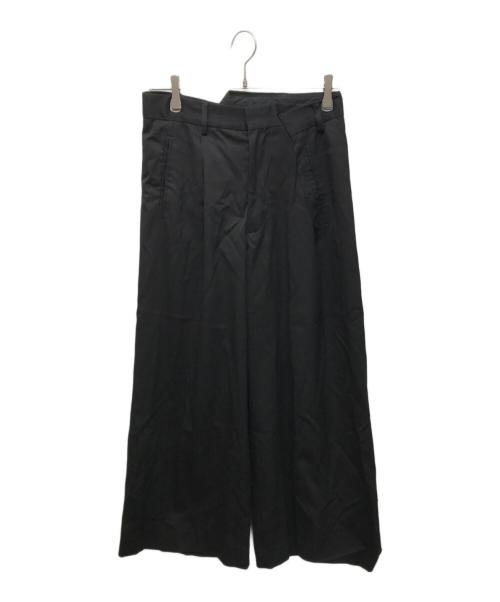 MM6 Maison Margiela（エムエムシックスメゾンマルジェラ）MM6 Maison Margiela (エムエムシックスメゾンマルジェラ) ウールパンツ ブラック サイズ:38の古着・服飾アイテム