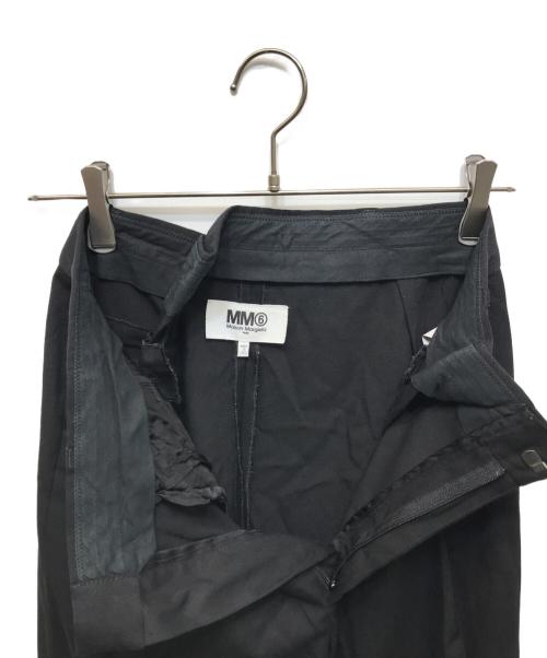 MM6 Maison Margiela（エムエムシックスメゾンマルジェラ）MM6 Maison Margiela (エムエムシックスメゾンマルジェラ) ウールパンツ ブラック サイズ:38の古着・服飾アイテム