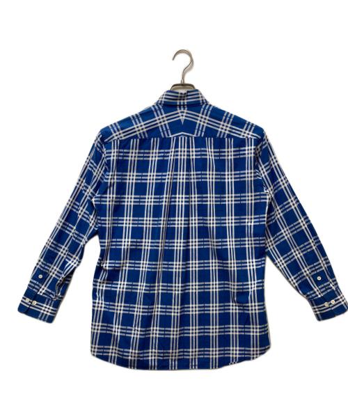 BURBERRY LONDON（バーバリーロンドン）BURBERRY LONDON (バーバリーロンドン) チェックシャツ ブルー サイズ:Mの古着・服飾アイテム