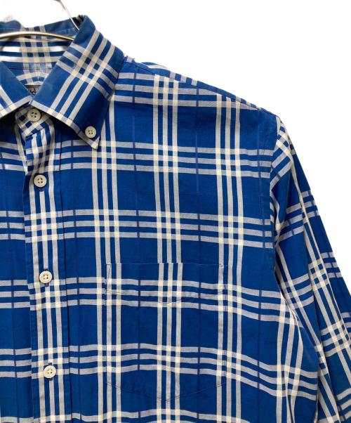 BURBERRY LONDON（バーバリーロンドン）BURBERRY LONDON (バーバリーロンドン) チェックシャツ ブルー サイズ:Mの古着・服飾アイテム